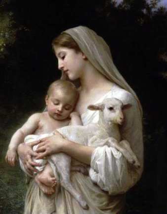 يسوع الإلَه الراعي الصالح   قصيدة   نظم الأخ / رشاد ولسن Mary-jesuslamb